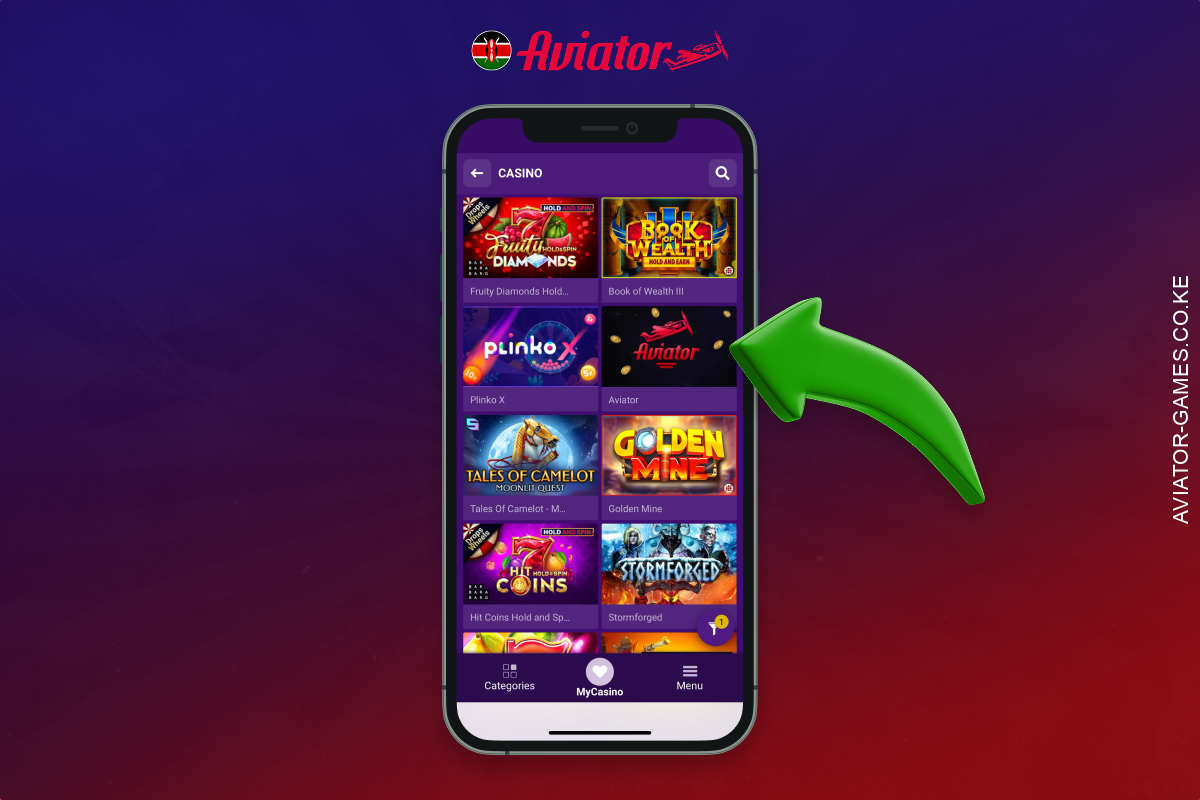 In the second step of downloading and installing the Aviator for iOS app, you need to find the game and its page