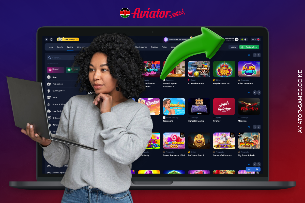 The Aviator app is available on PC, Kenyan users can download it on both Windows and macOS